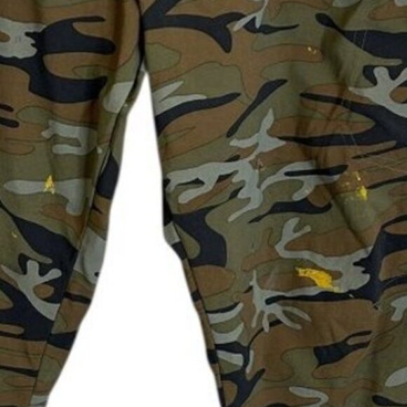 Wrangler Camo Utility Pants 36x30 Distressed Gorpcore Hunting Streetwear Rocker - Picture 5 of 9